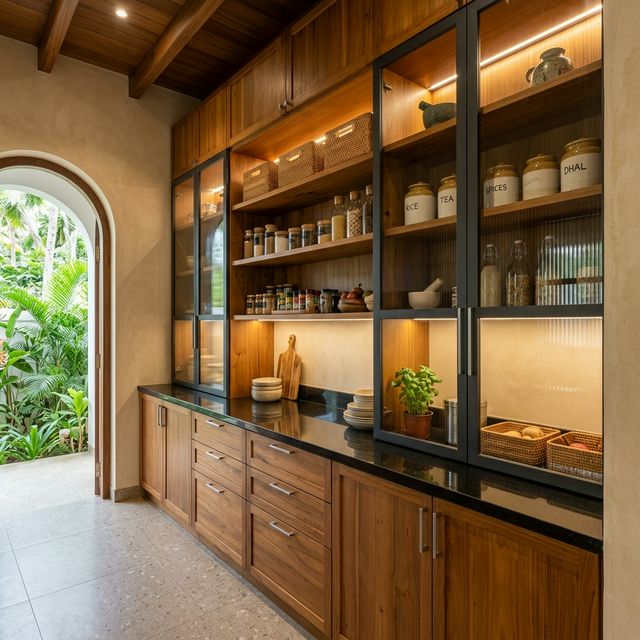 Custom Pantry Cupboards and Interior